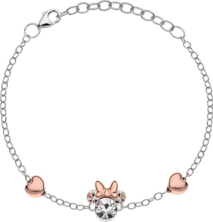 Disney Jewelry Kinderarmband Mickey Mouse (14 cm, 925er Silber)