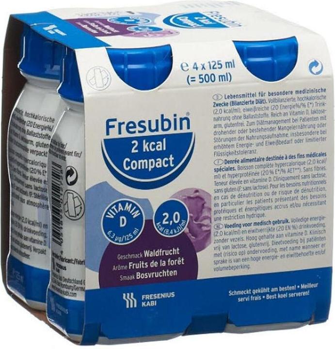 Image du produit Fresubin 2 kcal Drink Compact Fruits des bois (4x125ml) (Fruits des bois, 4 x)