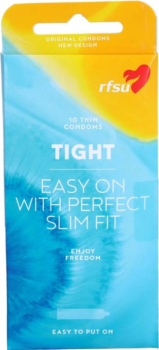 Actual product image rfsu Tight" (Easy On with Perfect Slim Fit) 10 slim condoms that won't slip off (10 pcs.)
