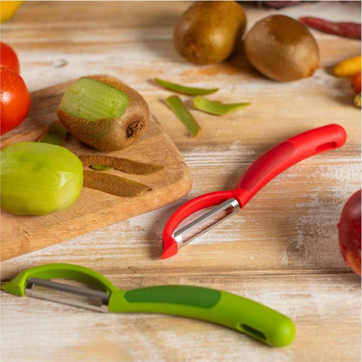 Image du produit Kuhn Rikon Eplucheur piranha swivel denté vert