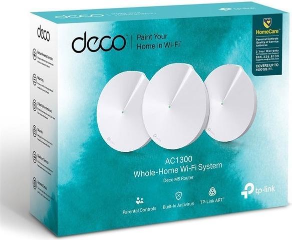 Actual product image TP-Link Deco M5 Dualband WLAN Mesh Set of 3 (AC1300)
