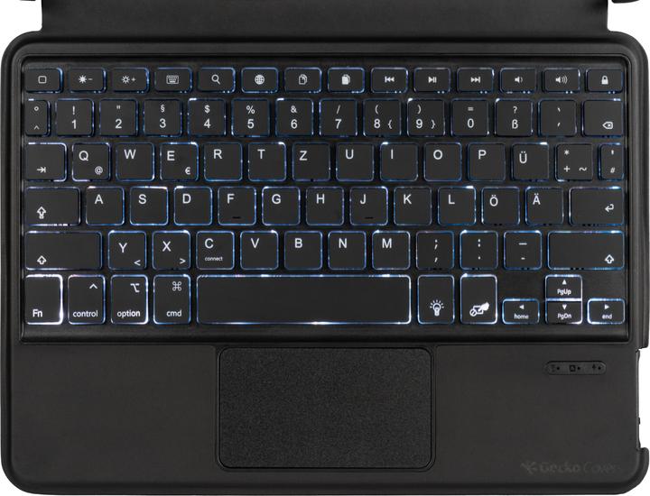 Image du produit Gecko Covers covers V10KC59-Z Couverture de clavier pour Ipad 10.2 (19/20/21) Layout QWERTZ Keyboard Case (DE, IPad 10.2 (2019/2020/2021))