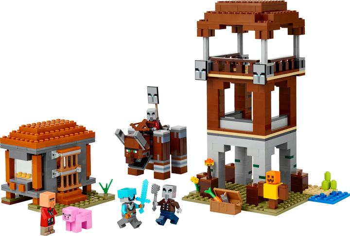 Productafbeelding LEGO Ein Verwüster am Plünderer-Aussenposten (21278, LEGO Minecraft)