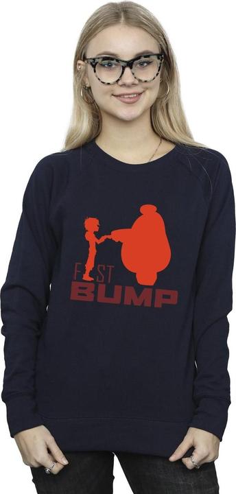 Actual product image Disney Womens/Ladies Big Hero 6 Baymax Fist Bump Cutout Sweatshirt (L)