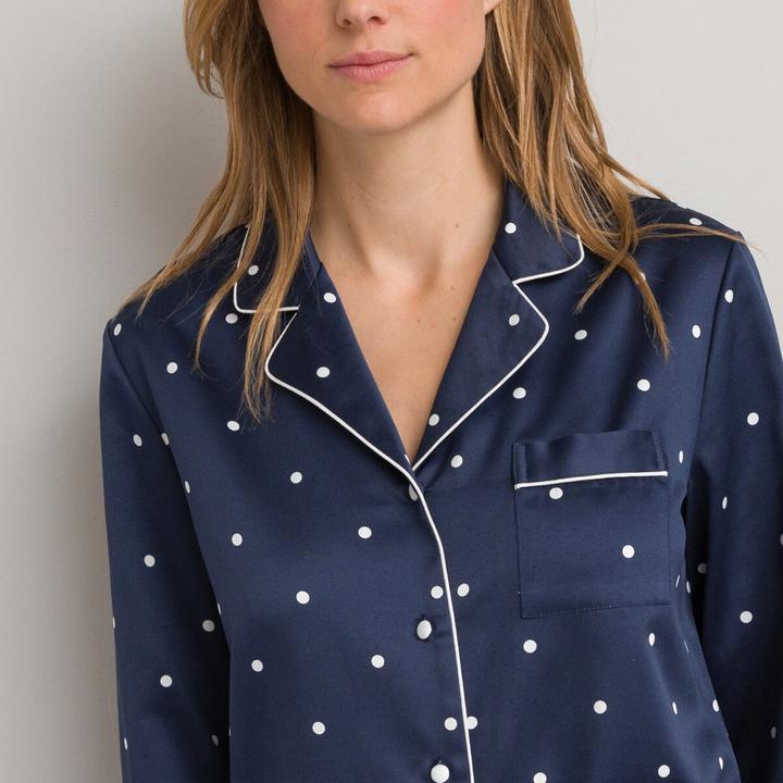 Actual product image La Redoute Collections Classic Satin Pyjamas (36)