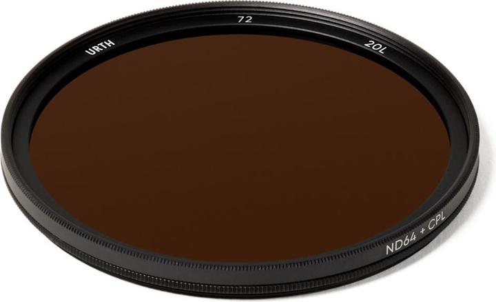 Produktbild Urth 72mm Circular Polarizing (CPL) + ND64 Lens Filter (Plus+) (Polarisationsfilter, 72 mm)