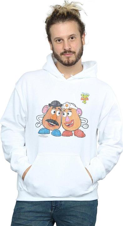 Actual product image Disney Mens Toy Story 4 Mr And Mrs Potato Head Hoodie (XL)