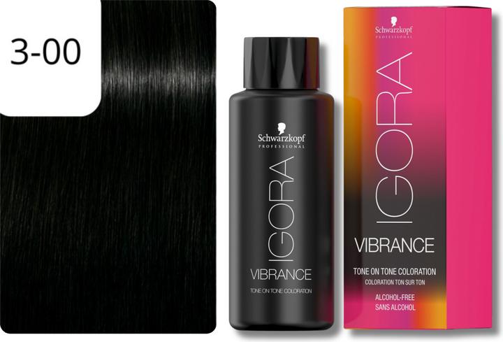Image du produit Schwarzkopf Professional Coloration IGORA VIBRANCE Tone On Tone (3-00 Marron Foncé Intense Nature)