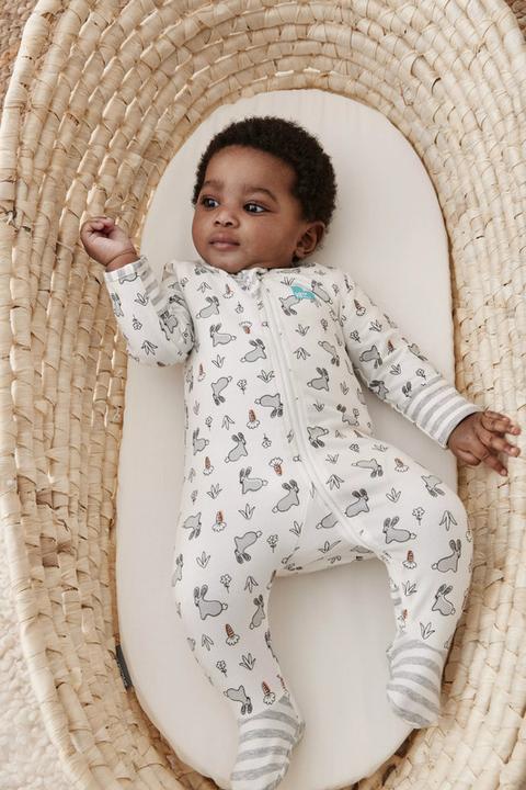 Productafbeelding Love to Love Romper met lange mouwen en gesloten voetjes Bunny NB (62)