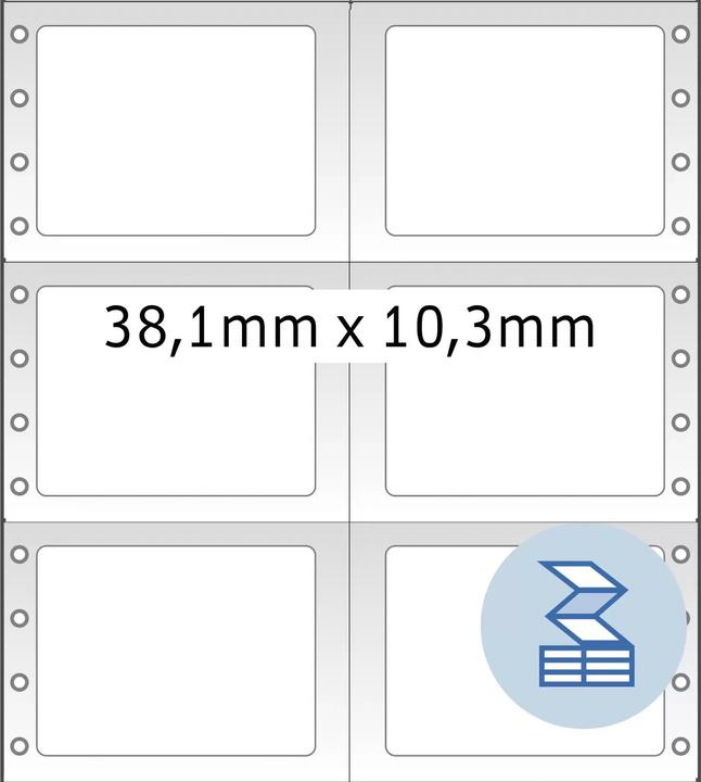 Actual product image Herma Computer labels