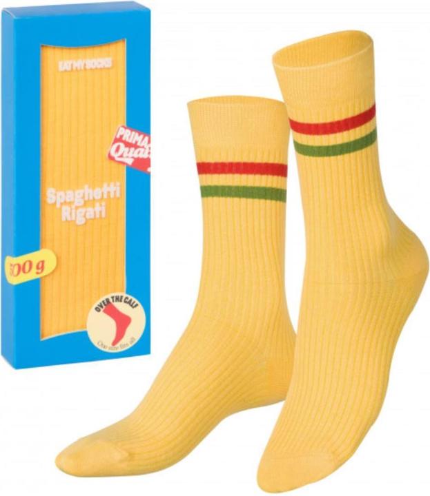 Immagine prodotto Eat My Socks Calzini, Spaghetti Rigati (Taglia unica)