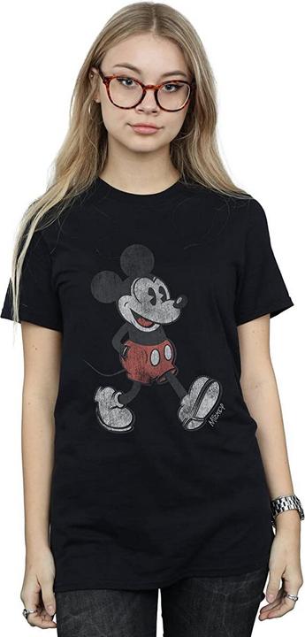 Immagine prodotto Disney Maglietta boyfriend in cotone Walking Mickey Mouse (M)