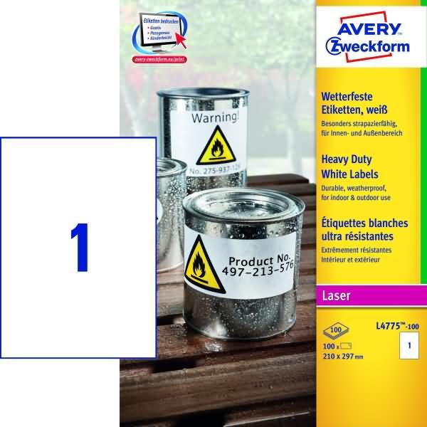 Immagine prodotto Avery Durevole e resistente L4775