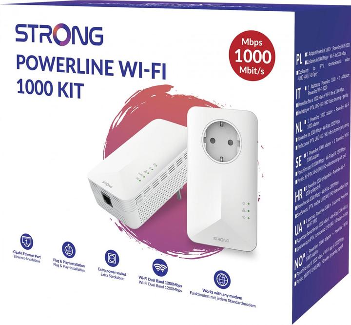 Produktbild Strong POWERL1000WFDUOEUV2 POWERL1000DUOEU (1000 Mbit/s)