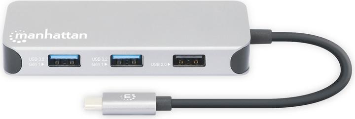 Actual product image Manhattan USB-C 8-in-1 Docking Station with Power Delivery (USB-C, 1 Ports)