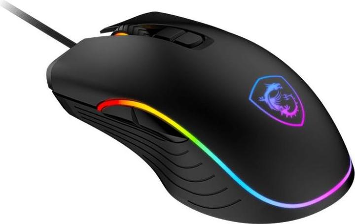 Produktbild MSI Clutch GM300 Gaming Maus, Black, USB (Kabelgebunden)