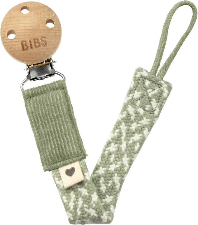 Actual product image Bibs Plaited dummy chain, sage/ ivory (1 x)