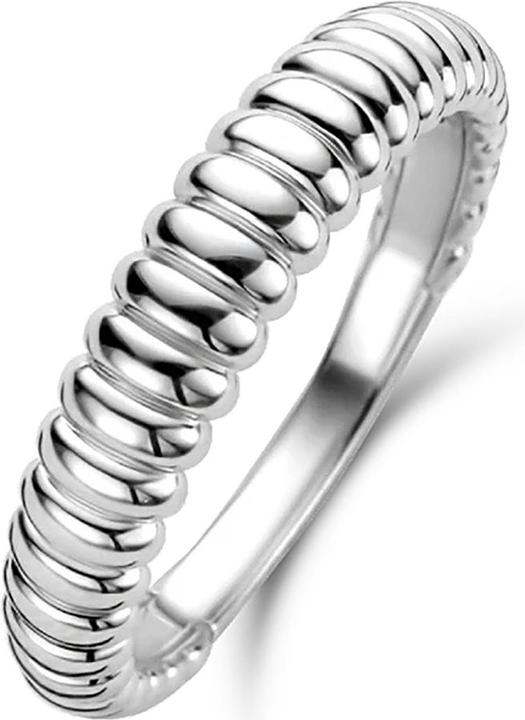 Immagine prodotto Ti Sento Milano Anello argento rodiato struttura a coste 12218SI (56, 925 Argento)
