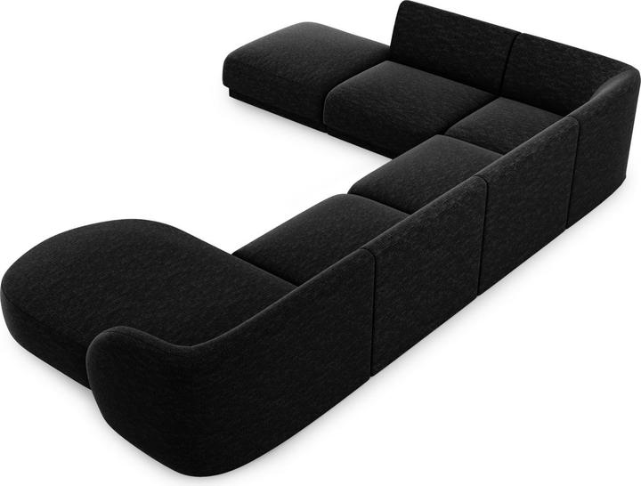 Actual product image Micadoni Panoramic Left Corner Sofa, "Miley", 6 Seats, 330x255x70Made in Europe (Sofa landscape)