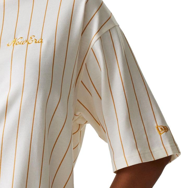 Actual product image New Era Oversized Shirt - PINSTRIPE off white - XL (XL)