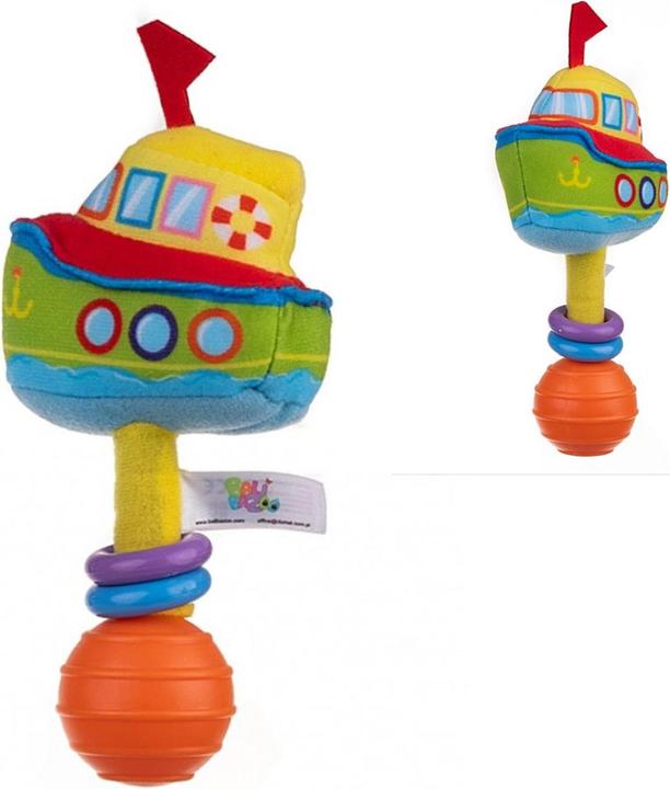 Actual product image Bali Bazoo véhicule en peluche, hochet