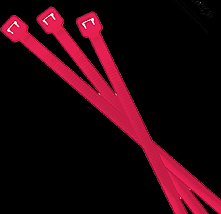 Immagine prodotto riesel design Fascette rosa neon set da 25 (Fascette in velcro, 200 mm, 25 pz.)