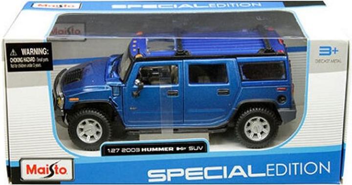 Immagine prodotto Maisto Hummer H2 SUV '03, modellino di auto, blu, 1:27