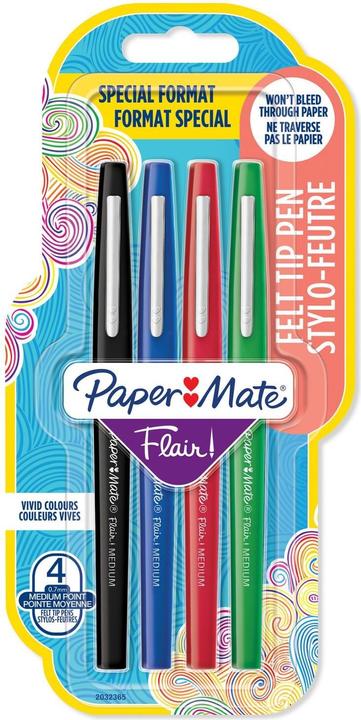 Produktbild Paper Mate Faserschreiber Flair (Mehrfarbig, 4 x)