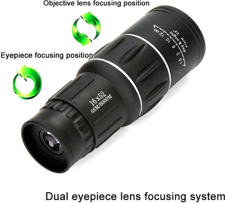 Actual product image König Design Monocular Starscope Telescope 16 X 52 HD Monocular Night Vision With Mobile Tripod