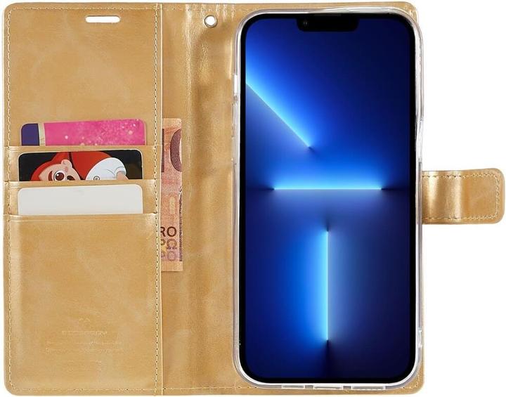 Produktbild iPhone 14 Pro Max - Blue Moon Etui Hülle gold (Apple iPhone 14 Pro Max)