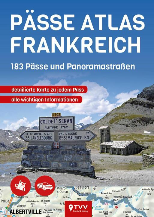 Produktbild Pässe Atlas Frankreich