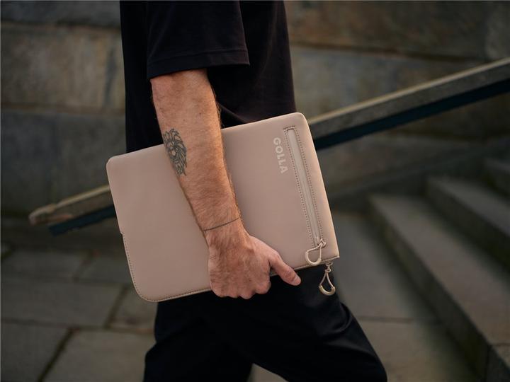 Productafbeelding Golla Laptophoes 15 inch, crème (15", Appel, HP, ASUS, Dell, Lenovo)
