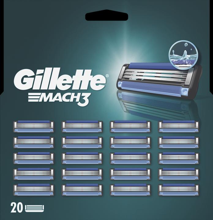 Produktbild Gillette Venus Gillette - Replacement heads Gillette Mach3 - Variant: 20 pieces (20 x)