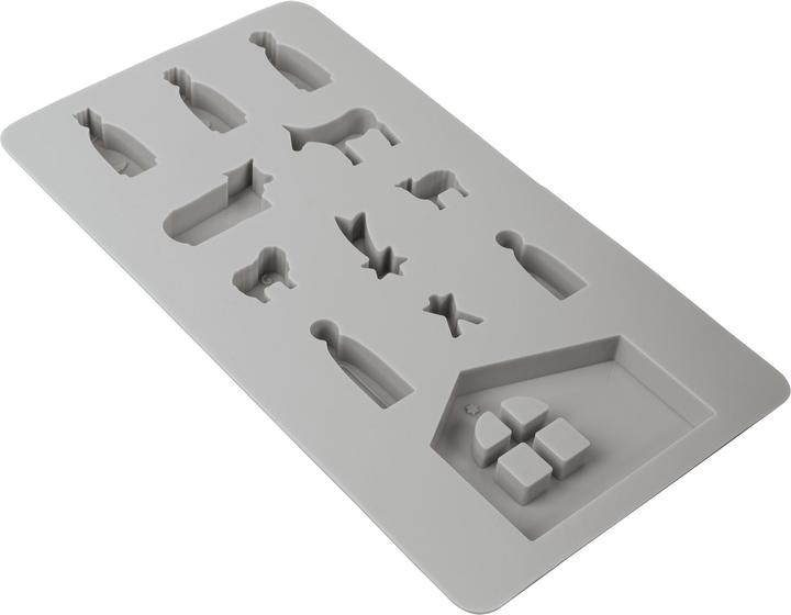 Actual product image Rayher Silicone casting mould "Mini cot"