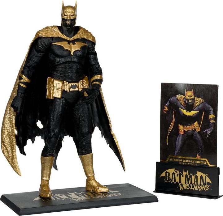 Actual product image McFarlane DC Multiverse Action Figure Batman of Earth-22 Infected (Dark Metal) Knightmare Edition (Gold Label)