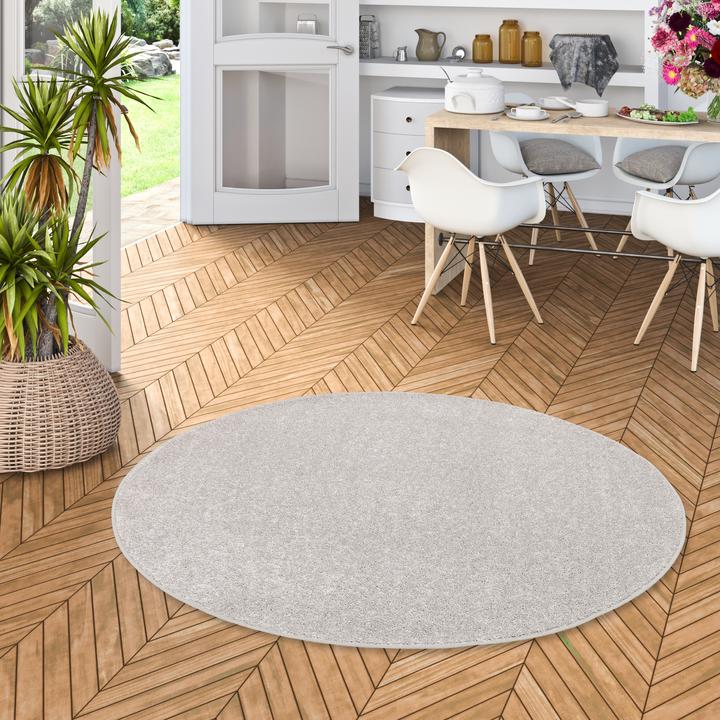 Immagine prodotto Snapstyle Tappeto a pelo alto Shaggy Cottage Round (200 x 200 cm)