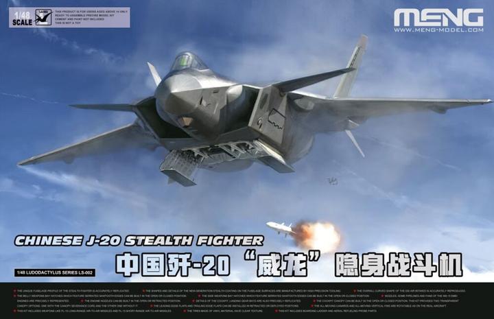 Produktbild Meng-Model Chinese J-20 Stealth Fighter