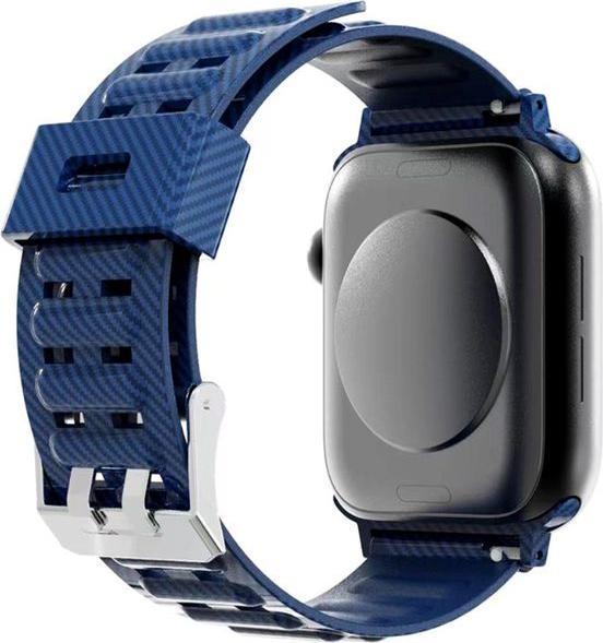 Actual product image MU Style Carbon Look Series TPU Plastic Wristband (41 mm, 38 mm, 40 mm, TPU Plastic)
