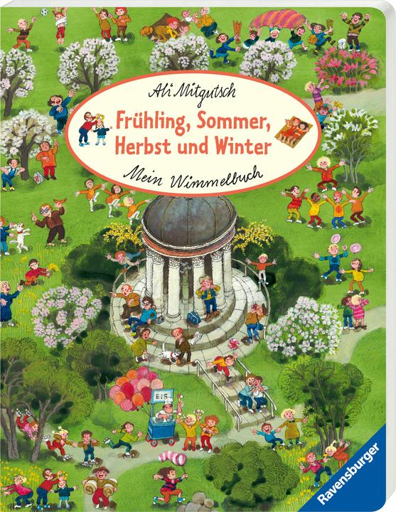 Actual product image Ravensburger My Wimmelbuch: Spring, summer, autumn and winter - cardboard picture book from 2 years, picture (German)