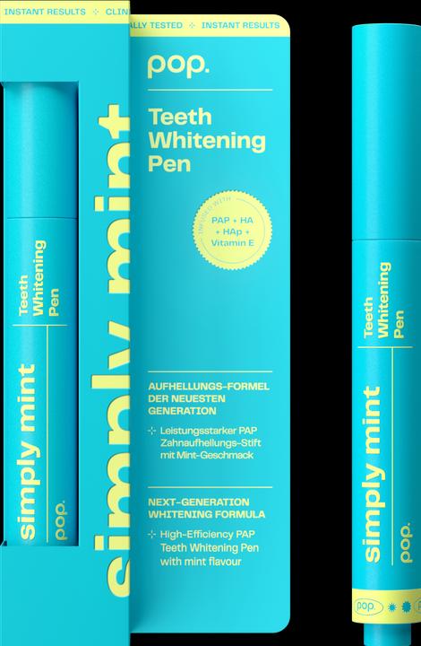 SmilePen Pop Teeth White Pen Sim Min 4ml (4 ml, Stift/Pen)