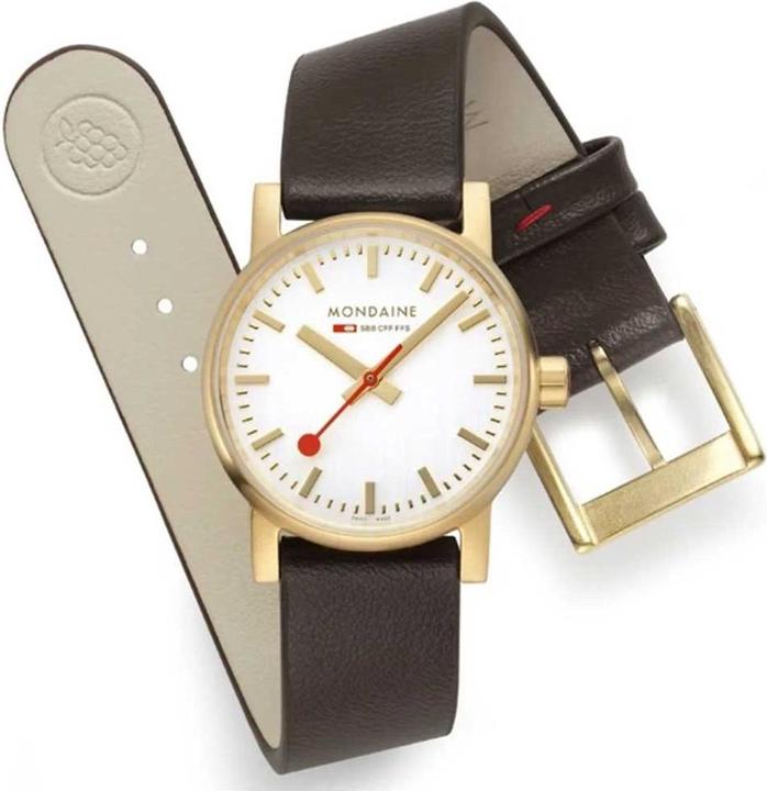 Immagine prodotto Mondaine Evo2 - Ip Gold (Orologio da polso analogico, 30 mm)