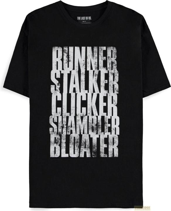 Difuzed The Last Of Us - Run Stalk Click Shamble Bloat - Men's Short Sleeved T-shirt - XL (XL)