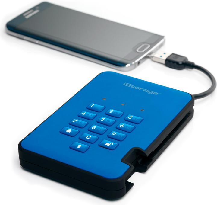 Immagine prodotto iStorage diskAshur² - Disco rigido - crittografato - 5 TB - esterno (portatile) (5 TB)