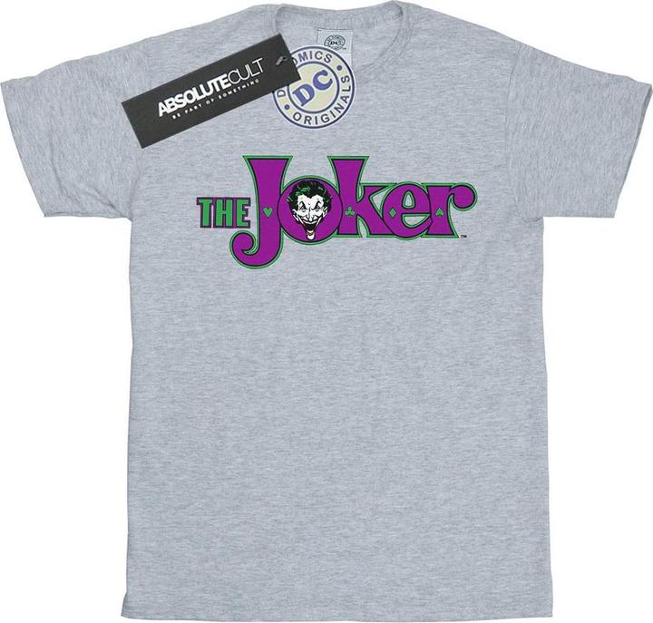 Immagine prodotto The Joker Text Logo Maglietta Ragazzi (140, 146)