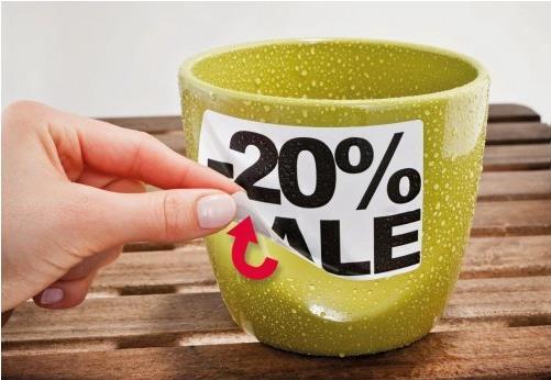 Actual product image Avery Wetterfeste, wiederablösbare Etiketten