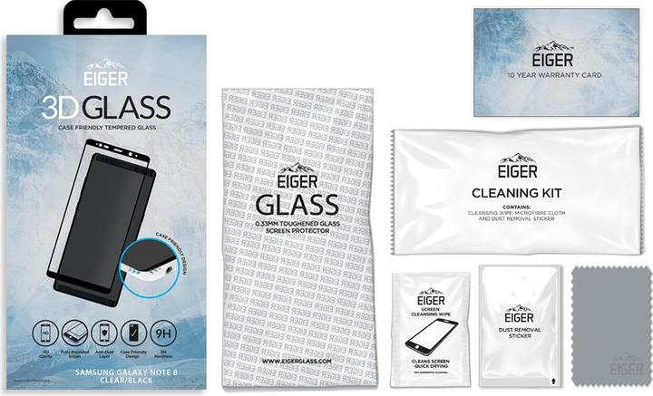 Image du produit Eiger Mountain Glass Clear Edge (1 pièce(s), Samsung Galaxy Note 8)