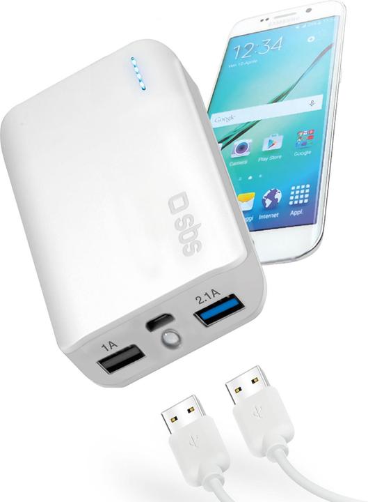 Immagine prodotto SBS Powerbank con carica rapida e 7800 mAh (7800 mAh, 28.86 Wh)
