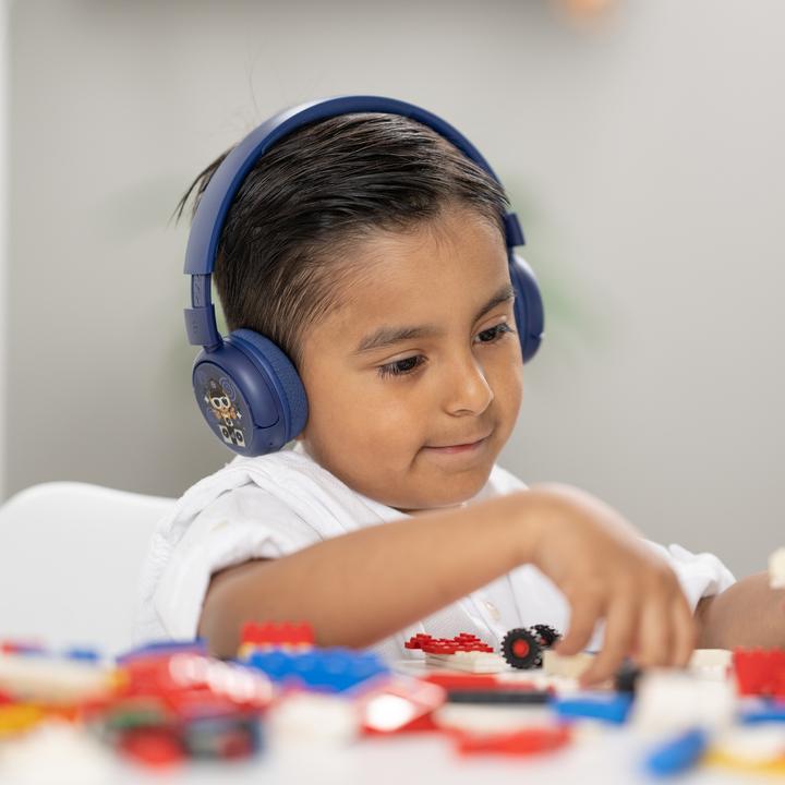 Actual product image Buddyphones kids headphones wireless POPFun (Blue)