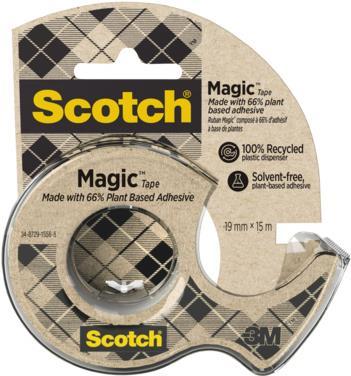Actual product image 3M Scotch Magic hand dispenser incl. adhesive film 900, 19mm x 20m Adhesive film: invisible when