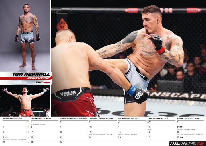 Produktbild MMA Kalender 2025 (42 x 30 cm, Deutsch)